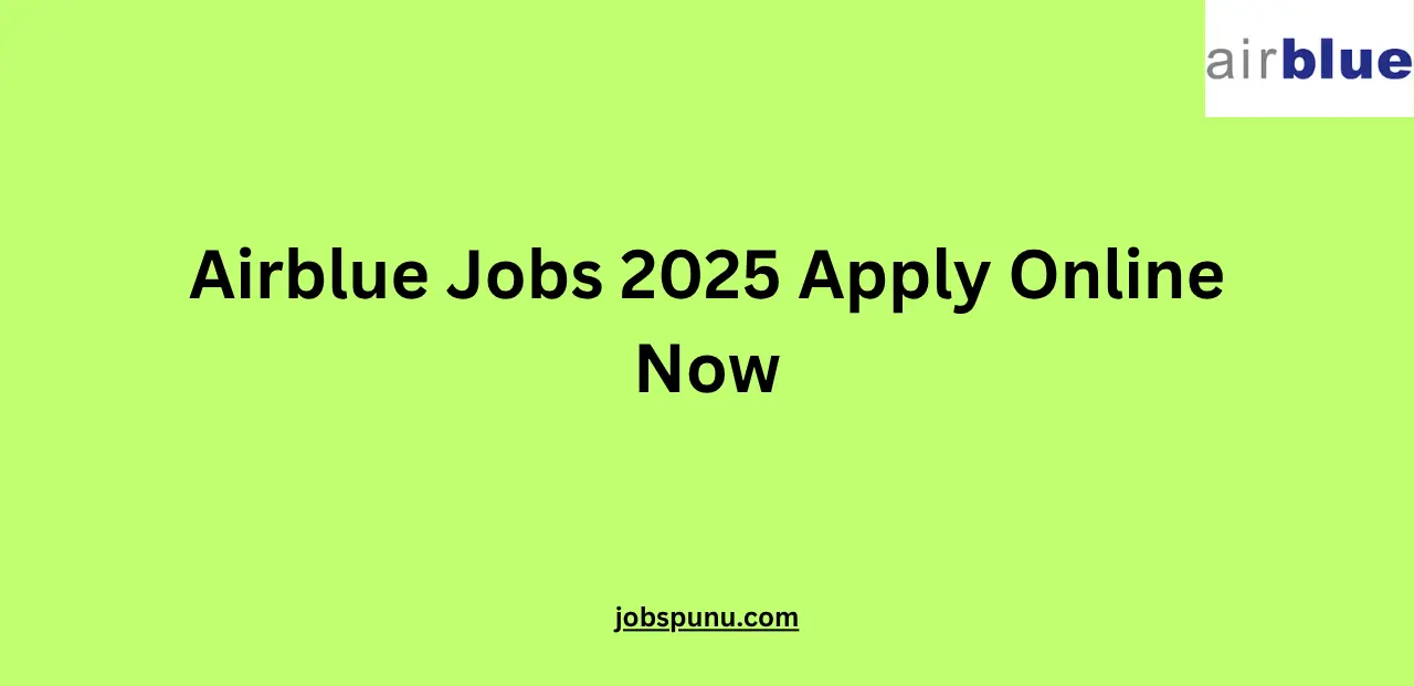 Airblue Jobs 2025 Apply Online Now